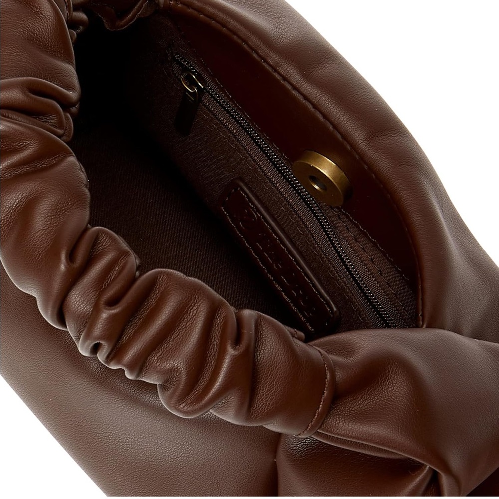 The Drop Chocolate Brown Vegan Leather Purse - Picture 5 of 6